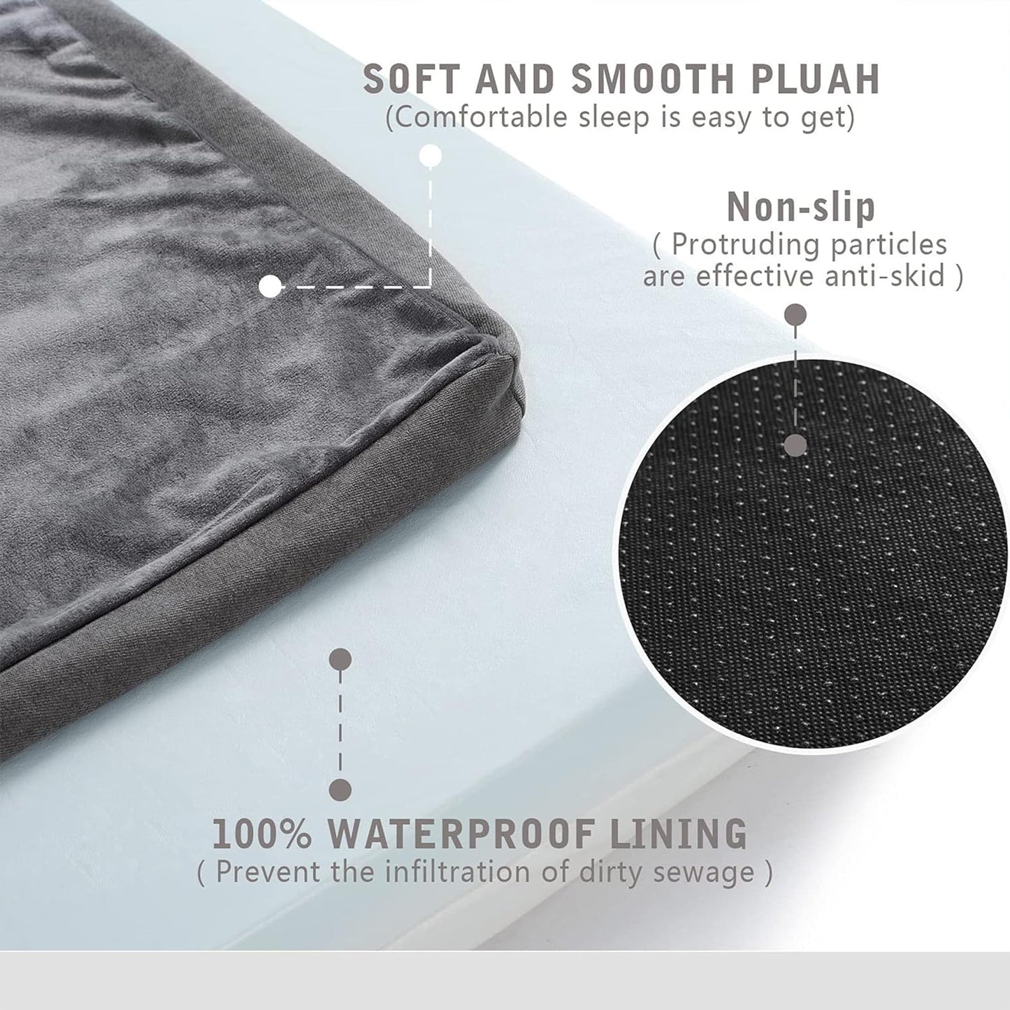 Petseliers Deluxe Orthopedic Memory Foam Dog Bed