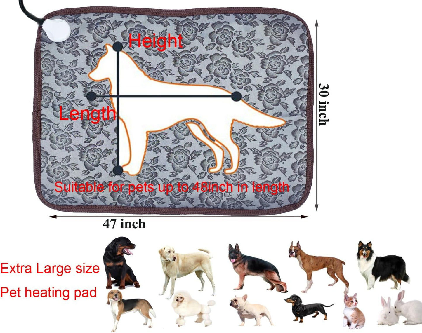 Petseliers Premium Heated Pet Blanket