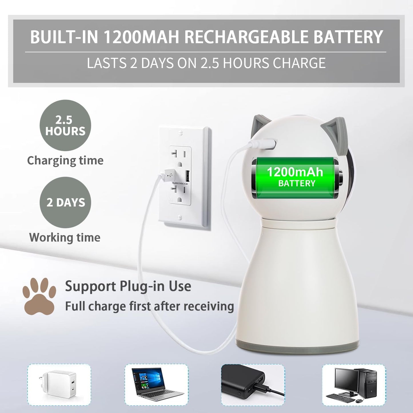 Petseliers Smart Interactive Laser Toy for Cats