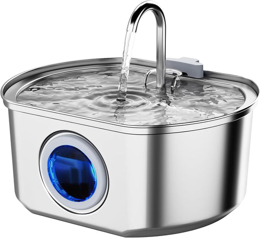 Petseliers Elite Stainless Steel Pet Fountain